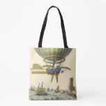Vintage Science Fiction Steampunk Hot Air Balloon Tote Bag