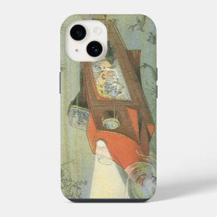 Vintage Science Fiction Steampunk Submarine in Sea iPhone 14 Case