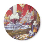 Vintage Science Fiction, the Lost City of Atlantis Magnet