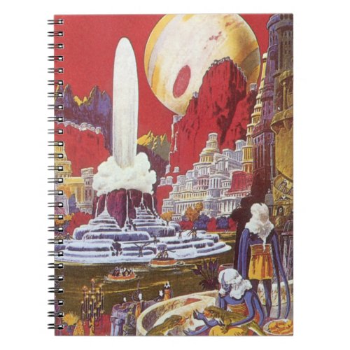 Vintage Science Fiction the Lost City of Atlantis Notebook