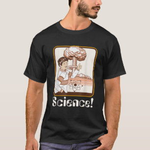 Vintage Science Gif Funny Atomic Bomb Retro Nerd G T-Shirt