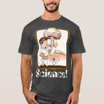 Vintage Science Gift  Funny Atomic Bomb Retro T-Shirt<br><div class="desc">Vintage Science Gift Funny Atomic Bomb Retro Funny, unique, pretty, or personal, it's your choice for the perfect coffee mug. The outside of the mug features a bright white base for your photo, logo, pattern, or saying, while thchemistry, science, biology, funny, nerd, physics, geek, scientist, pun, molecule, chemical, school, college,...</div>