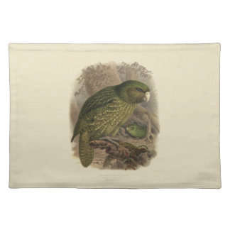 Vintage Science NZ Birds - Kakapo Placemat
