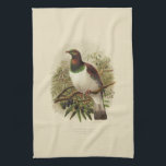 Vintage Science NZ Birds - Kereru Tea Towel<br><div class="desc">Tea towel with a beautiful vintage illustration of a Kereru by J.G. Keulemans from Walter Buller's A History of the Birds of New Zealand, first published in 1873. Image from the New Zealand Text Center (NZTEC) via https://commons.wikimedia.org/wiki/ under the Creative Commons Attribution-Share Alike 3.0 New Zealand license https://creativecommons.org/licenses/by-sa/3.0/nz/ modified by...</div>