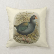 Vintage Science NZ Birds - Takahe Square Cushion