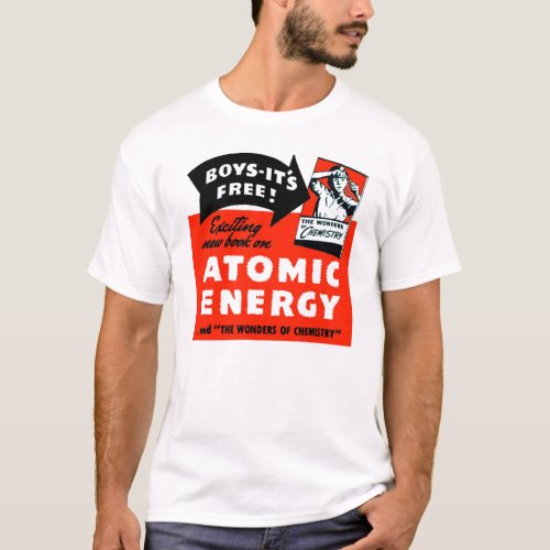 Vintage Science Toy Atomic Energy For Kids T_Shirt