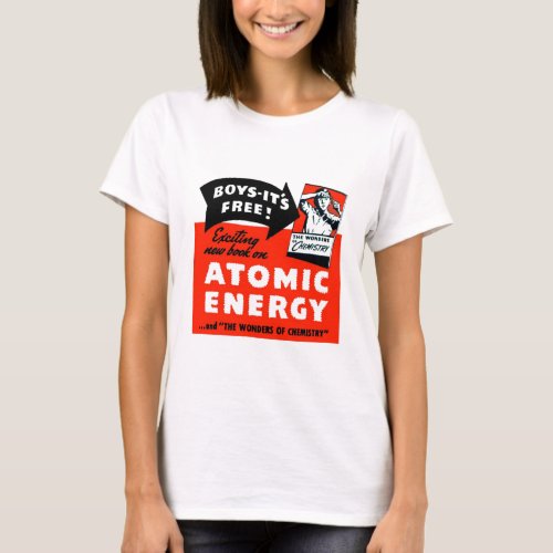 Vintage Science Toy Atomic Energy For Kids T_Shirt