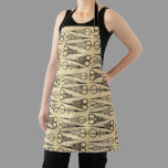 Vintage Scissors Hairstylist Hair Salon Sewing Apron
