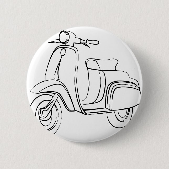 Vintage Scooter Button (Front)