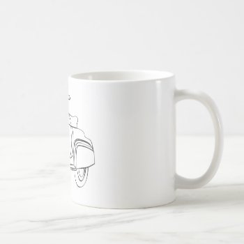 Vintage Scooter Coffee Mug by escapefromreality at Zazzle