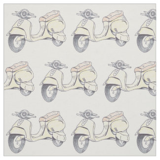 Vintage Scooter Fabric