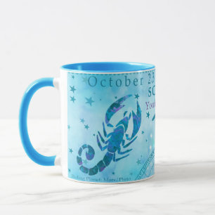 Vintage Scorpio Traits Personalized  Mug
