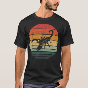 Vintage Scorpion Retro Sunset Art 70s 80s 824 T-Shirt