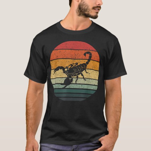 Vintage Scorpion Retro Sunset Art 70s 80s 824 T_Shirt