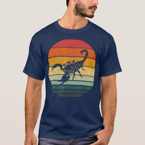 Vintage Scorpion Retro Sunset Art 70s 80s T_Shirt