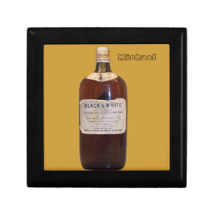 Vintage Scotch Whiskey Bottle Gift Box