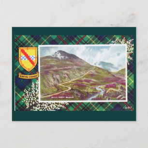 Vintage Scotland, Hunting Stewart, Braemar Postcard
