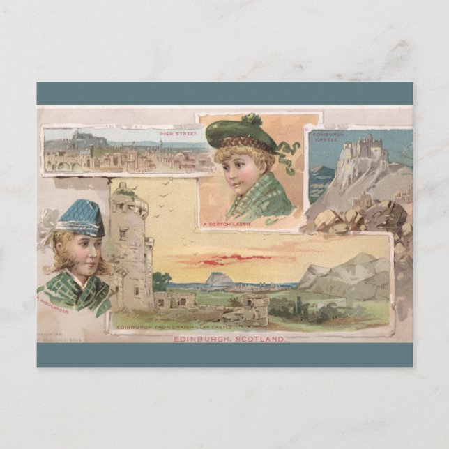 Vintage Scotland Postcard (Front)