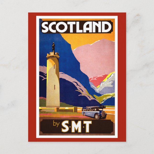 Vintage Scotland Travel Postcard (Front)
