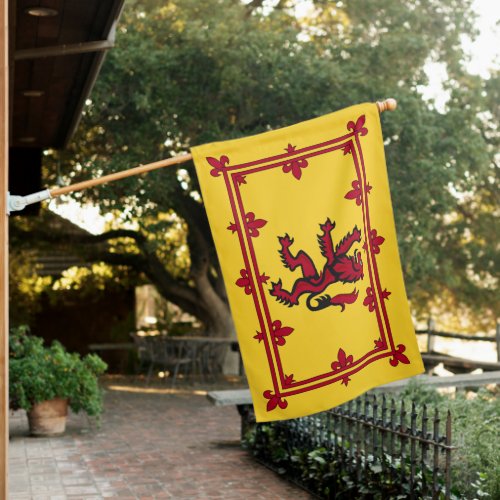 Vintage Scottish flag  Rampant patriots Scotland