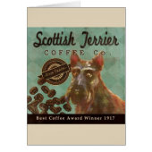 Vintage Scottish Terrier Coffee Ad, (Front)
