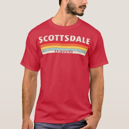 Vintage Scottsdale Arizona 80s 90s Distressed Suns T_Shirt