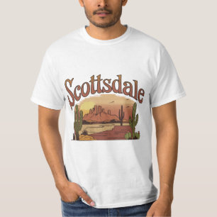 Vintage “Scottsdale Arizona” Retro Desert Sunset T-Shirt