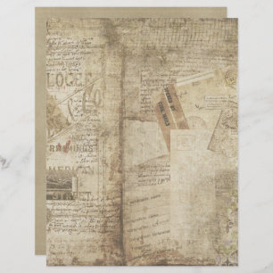 Vintage Scrapbook Paper Craft Paper for Journaling