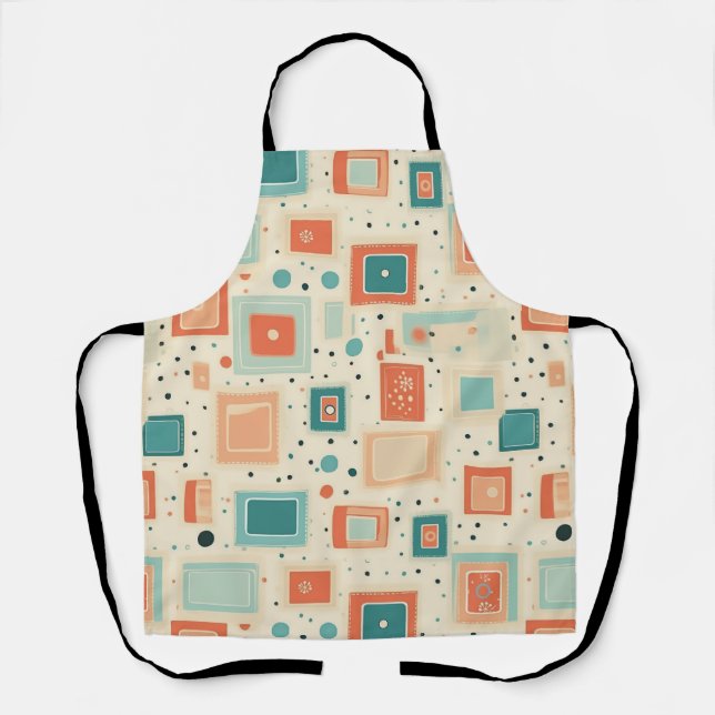 Vintage Scrapbook Pattern (2) Apron (Front)