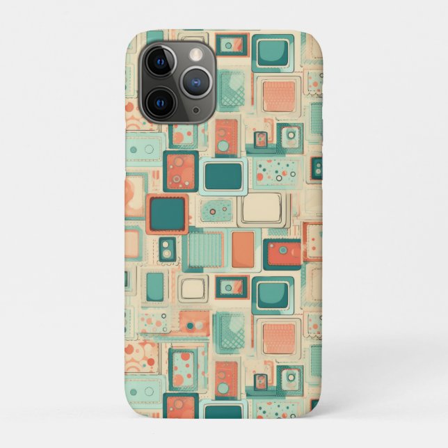 Vintage Scrapbook Pattern Case-Mate iPhone Case (Back)
