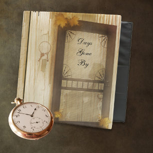 Vintage Screen Door Family History Binder