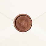 Vintage Script Ampersand Monogram Wedding Wax Seal Sticker<br><div class="desc">This vintage script ampersand monogram wedding wax seal sticker is perfect for a minimalist wedding invitation envelope. The romantic design features unique whimsical typography with simple bohemian style. Personalize it with the initials of the couple.</div>