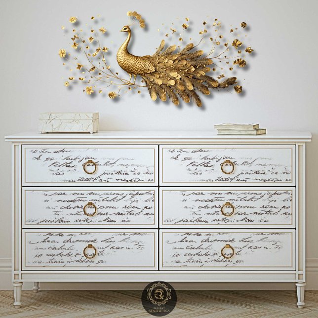 Vintage Script Letter Decoupage  Tissue Paper (Creator Uploaded)