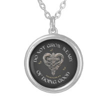 Vintage Scripture Celtic Cross in Heart