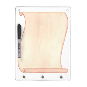 Vintage Scroll Dry Erase Board