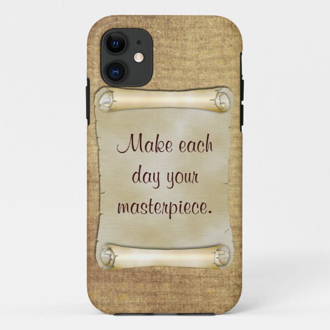 vintage scroll with wisdom Case-Mate iPhone case (Back)