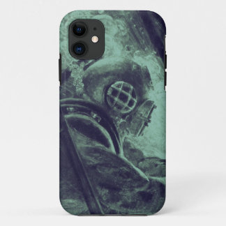Vintage Scuba Diver Industrial Welding Underwater iPhone 11 Case