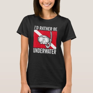 Vintage Scuba Diving For Men Women Diver Scuba Div T-Shirt