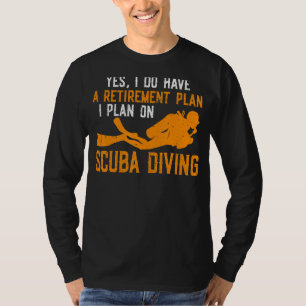 Vintage Scuba Diving  Funny Scuba Diver  Freedivin T-Shirt