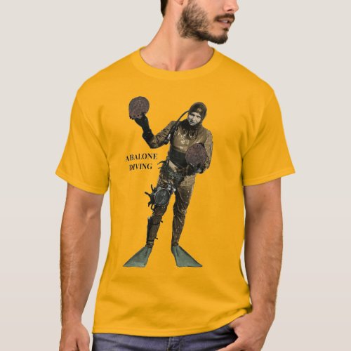 Vintage Scuba Diving Professional Abalone Diver T_Shirt