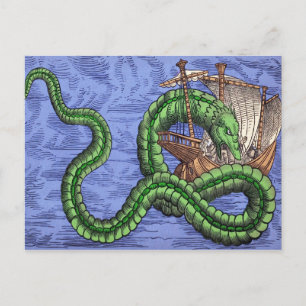 Vintage Sea Dragon Postcard