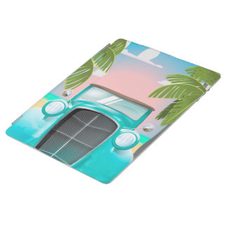 vintage sea foam green car iPad smart cover