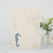 Vintage Sea Horse Stationery (Standing Front)