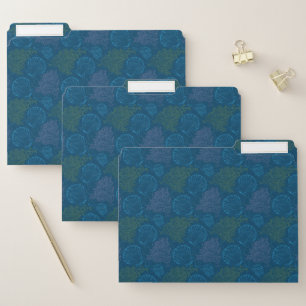 Vintage Sea Pattern File Folder