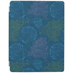 Vintage Sea Pattern iPad Smart Cover