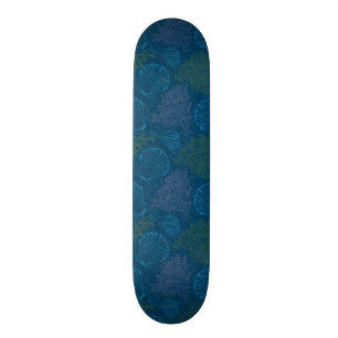 Vintage Sea Pattern Skateboard