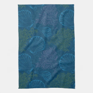 Vintage Sea Pattern Towel