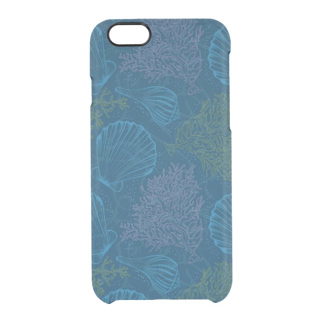 Vintage Sea Pattern Uncommon iPhone Case (Back)