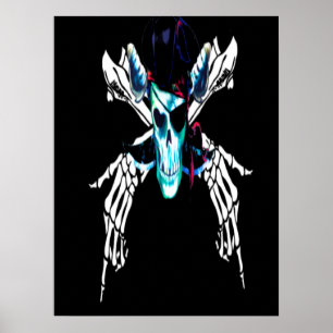 Vintage Sea Pirate Poster