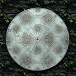 Vintage Sea Shanty | Steampunk Compass Ephemera Dart Board<br><div class="desc">Sophisticated steampunk-style vintage nautical compass on sea glass green grunge background. Perfect for your sailboat,  yacht,  coastal decor,  beach house,  or shanty theme palette that adds perfect pop of color. For customizations or other colors,  please visit JustFharryn on Zazzle.com #zazzlemade</div>